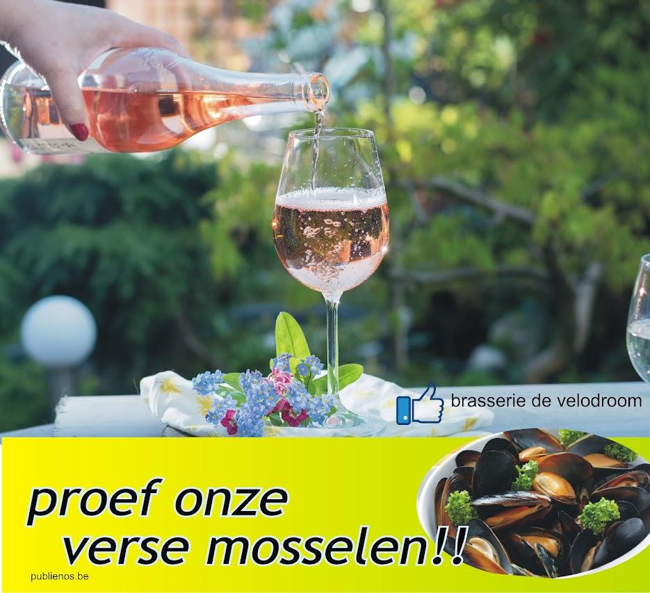 mosselen met wijn